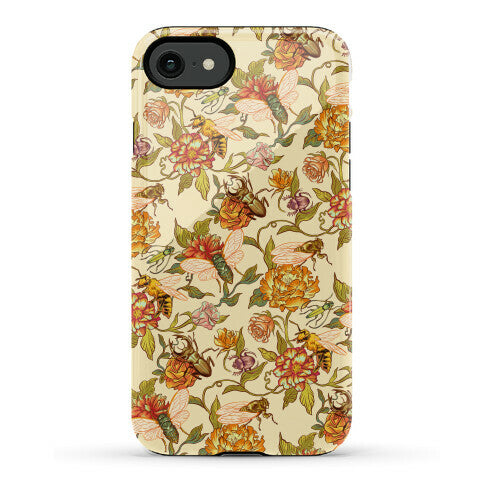 Florals & Hidden Insects Phone Case